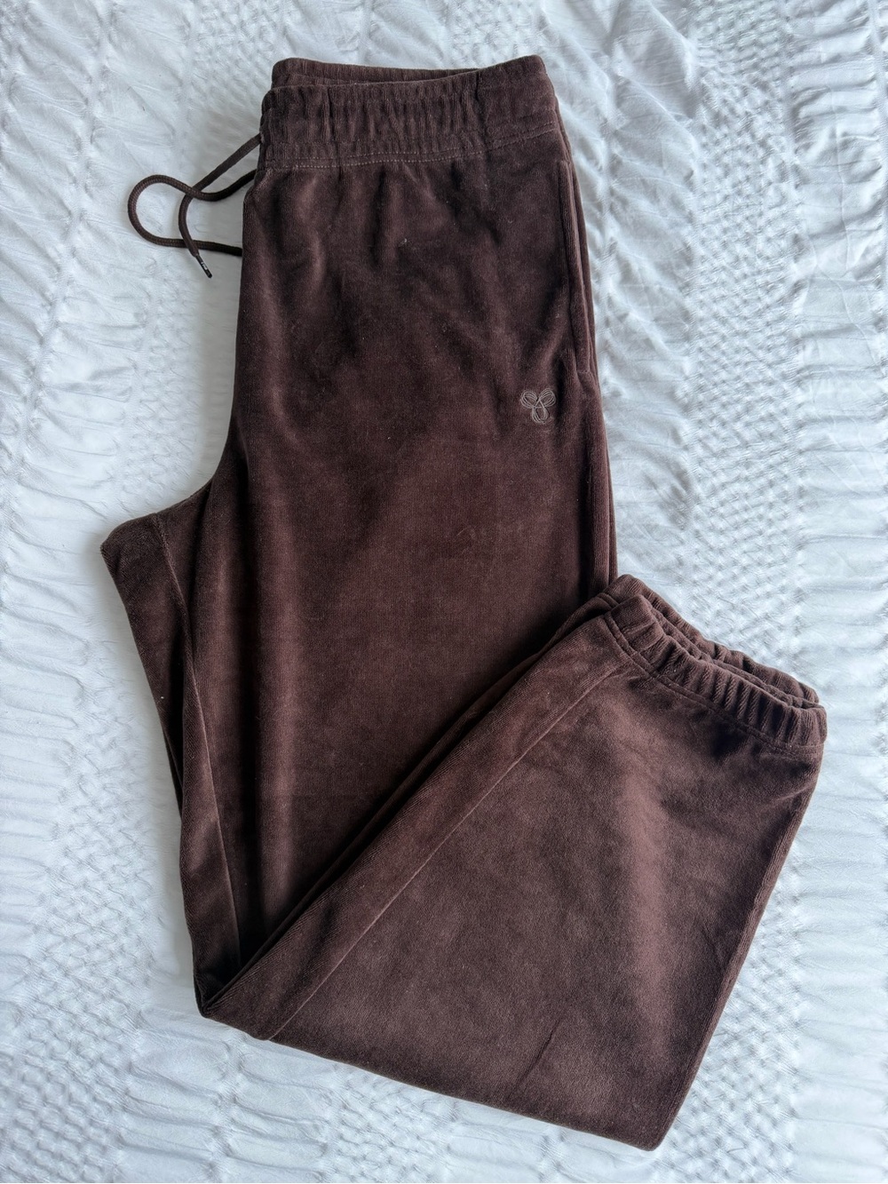 TNA Brown Velour Lounge Pants